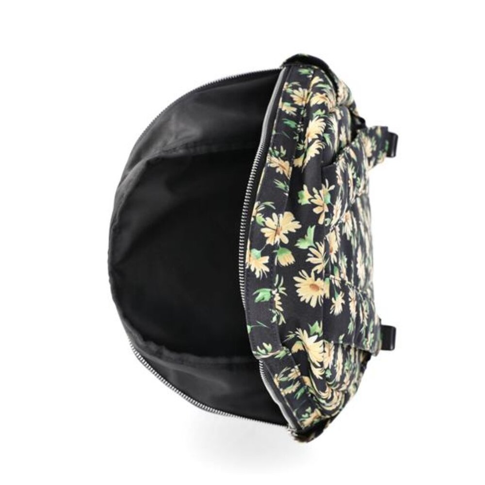 Dome Backpack, Black Daisy, Women's Vaction Work Travel Bag - Picture 4 of 5